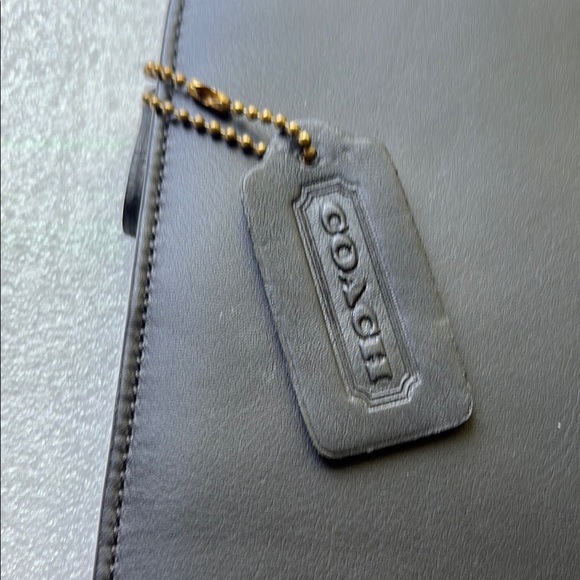 Coach Vintage Black Leather Travel Tie Case - Picture 2 of 7